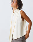 Pheres Sweater Scarf Top side view