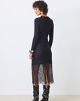 Mirko Top with lace skirt, back view
