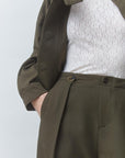 Jio Pant close up front view on model