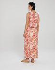 Selca Panel Top and Selca Midi Skirt full body back