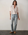 The Pixie Shirt full body front view on model