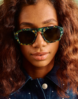 Sardine Louie Abalone Rizz Sunglasses front on model