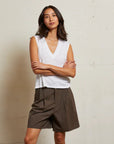 Perfect White Tee Lucy Tank arms crossed