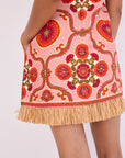 Valencia Mini Dress hem detail