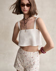 Poppy Short Ditsy Rose front
