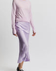 Talia Charmeuse Skirt front/side