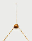 Tiger Eye Stella Necklace super close up gemstone detail