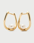 La Perla Aura Hoops side by side