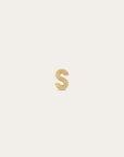 Groovy Initial Mini Bead - Letter S by itself