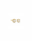 Deco Baguette Trio Studs side by side