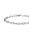 Adina Reyter 4mm Wide 7" Italian Chain Bracelet Silver close up