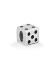 Adina Reyter Silver Enamel Dice Big Bead by itself