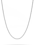 Adina Reyter Bead Chain Necklace Silver front