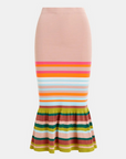Essentiel Helove Stripe Knit Skirt by itself