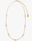 Clare V Petite Pearl Sardine Chain by itself