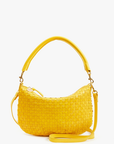 Clare V Petite Moyen Messenger Snapdragon by itself front