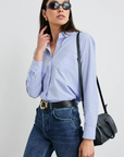 Rails Stina Stripe Button Down front, tucked