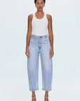 Pistola Blair Barrel Leg Jean full body front