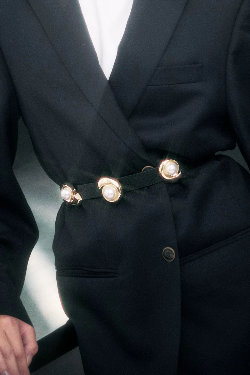 Lele Sadoughi Deco Swirl Station Belt at Penelope T display picture 3