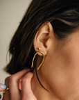 Sierra Winter Sun Child Earring on ear