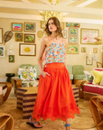 Hunter Bell Nathalie Embroidered Skirt full body