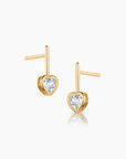 Thatch Noemi Heart Earrings by itself