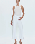 Pistola Lana Crop Vivid White front