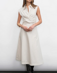 Greylin Lorena Stripe Midi Dress front