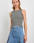 Rails Stripe Racer Tank front