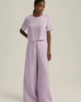 Favorite Daughter Wide Leg Linen Pant full body front