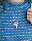 Lizzie Fortunato Sardina Charm Necklace on model