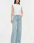 Simkhai Greer Super Wide Leg front view