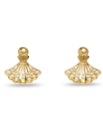 Lele Sadoughi Fan Shell Earring by itself