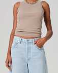 Citizens of Humanity Isabel Rib Tank Sandatlas front