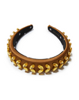 Lele Sadoughi Alice Wreath Headband laid down
