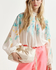 Essentiel Hitrus Appliqued Detail Top front view