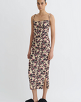 Nanushka Alexa Floral Midi Dress front