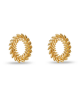 Lele Sadoughi Oval Wreath Earring by itself