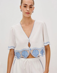 Rails Venice Shell Scallop Top front