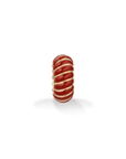 Adina Reyter Red Ceramic Wave Big Bead close up