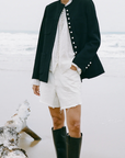 Sea Spencer Mended Denim Short full body front