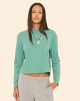 Xirena Terrance Tee Field Green front view