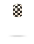 Adina Reyter Black Checkerboard Big Bead close up