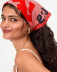 Clare V Bandana on head
