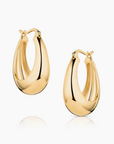 Thatch Lumi Hoop Earring Gold by itself