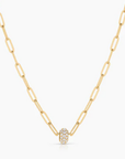 Thatch Astra Pave Necklace by itself