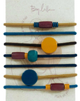 By Lilla Beau Bracelet Hairtie 8 Pack on card