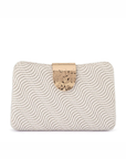 Lindy Woven Clutch front