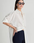 Isolde Button Down front/side view