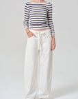 Brynn Drawstring Trousers full body front view